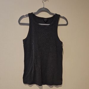 Torrid Sparkling Black Tank Top